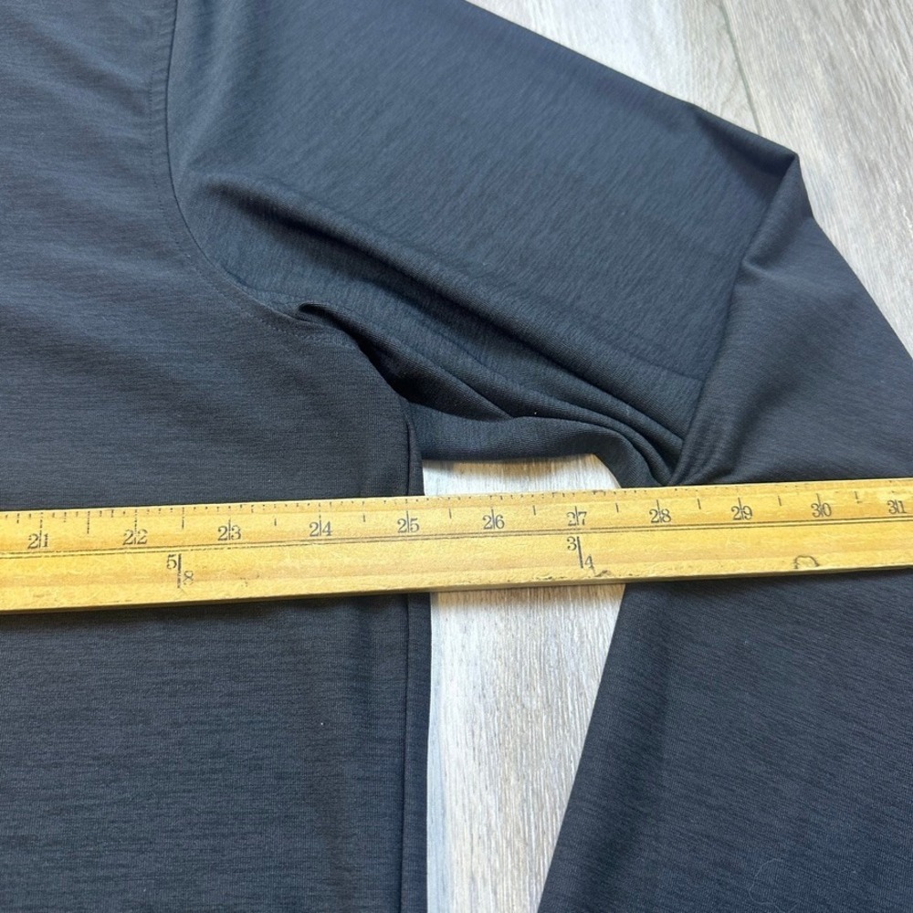 Under Armour Playoff Golf Polo Shirt Mens 2XL Black Long Sleeve Loose Stretch - Picture 3 of 9